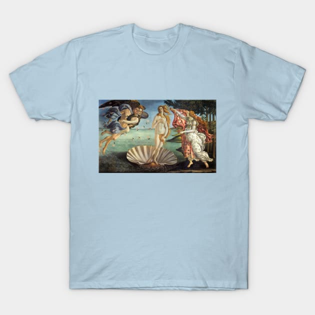 The Birth of Venus by Sandro Botticelli T-Shirt by MasterpieceCafe